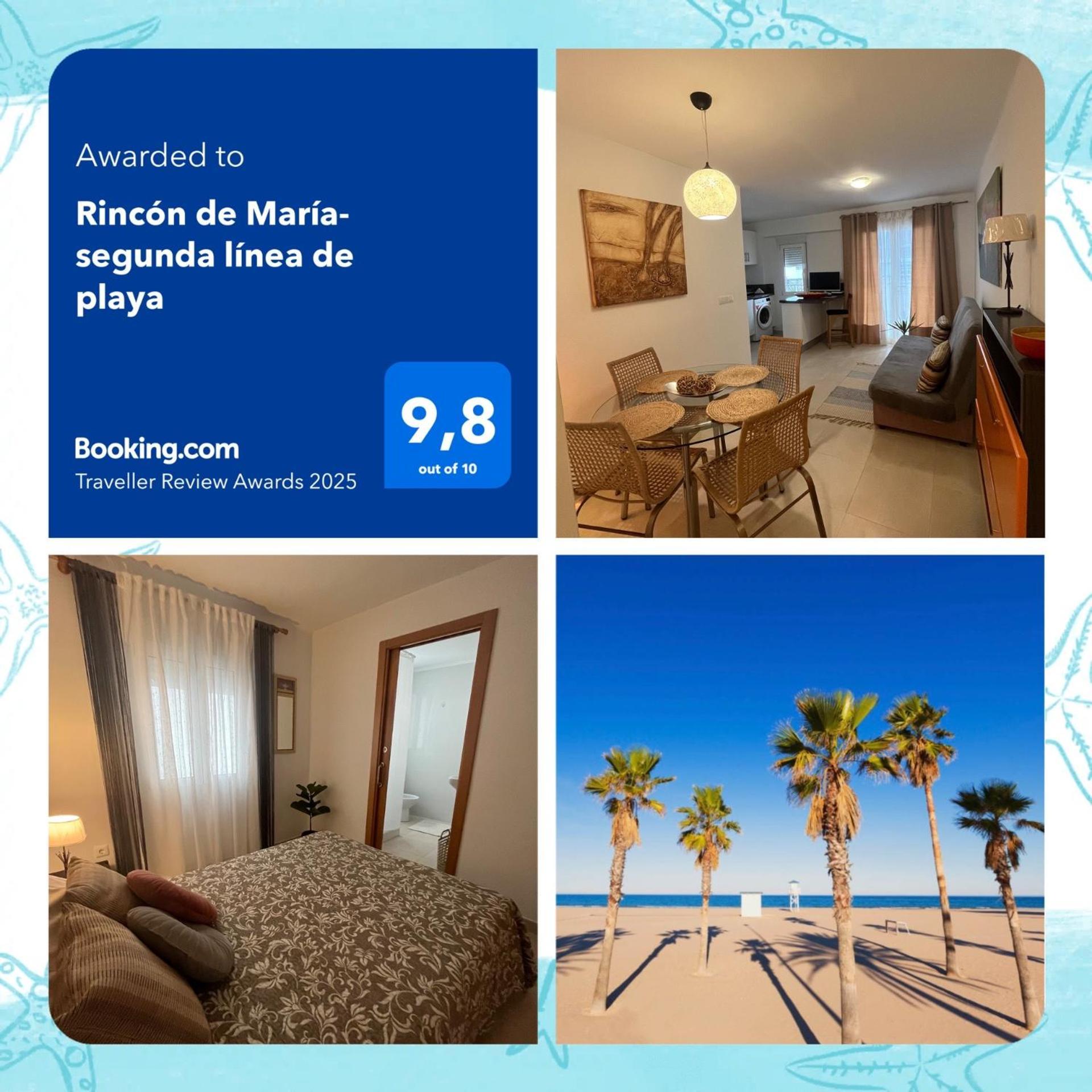 Rincon De Maria- Segunda Linea De Playa-Ganador Traveller Awards 2025 Apartment Playa de Gandia Exterior foto